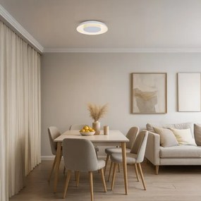 LED stropné svietidlo PIATTINO LED/30W/230V 3000/4000/6000K priemer 40 cm biele