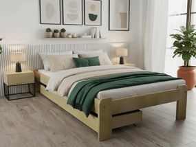 Posteľ Ada 80 x 200 cm, borovica Rošt: S lamelovým roštom, Matrac: Matrac COCO MAXI 20 cm
