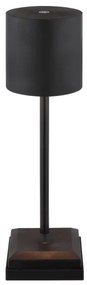 Globo 58487B - LED stmievateľná dotyková nabíjacia stolná lampa DIXON 1,5W/5V 2200 mAh čierna