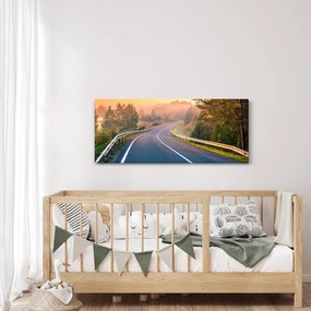 Obraz - Cesta pri východe slnka (120x50 cm)