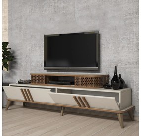 TV stolík/skrinka Lamele 2 (krémová) . Vlastná spoľahlivá doprava až k Vám domov. 1095636