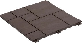 Gumová dlaždica STONE MOSAIC 30 x 30 cm, hnedá MHEU5100589
