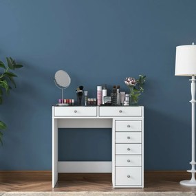 Toaletný stolík Aurora White