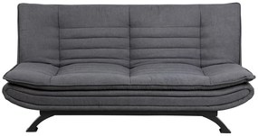 Dizajnová rozkladacia sedačka Alun, 196 cm, tmavosivá