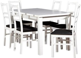 Jedálenská zostava Fabia 1+6 ST28+W130 biely