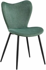 Jedálenská stolička Maika látka - zelená