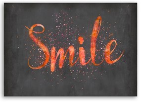 Gario Obraz na plátne Oranžový znak Smile - Andrea Haase Rozmery: 60 x 40 cm