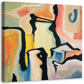 Gario Obraz na plátne Pastelová kompozícia Rozmery: 60 x 60 cm