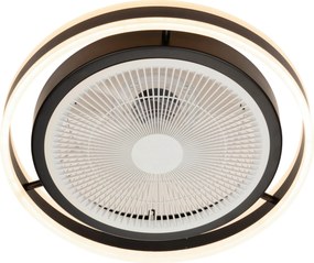 XXXLutz STROPNÝ VENTILÁTOR, 49,5/16,8 cm Mican - Interiérové svietidlá - 0040070015
