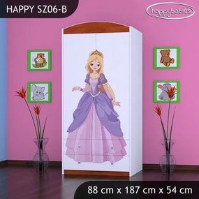 Detská skriňa PRINC A PRINCEZNA - TYP 6B