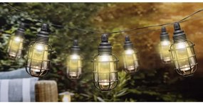 Grundig - LED solárny reťazec 10xLED 3,8m IP44 teplá biela 600 mAh