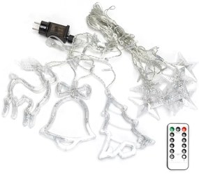 Aigostar - LED RGBY vonkajší vianočný reťaz 120xLED/6W/230V/8 funkcií 3x0,6m IP44 + diaľkové ovládanie