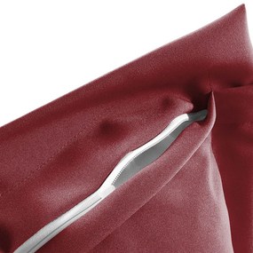 Biante Dekoračná obliečka na vankúš s lemom Rongo RG-097 Bordó 40 x 60 cm