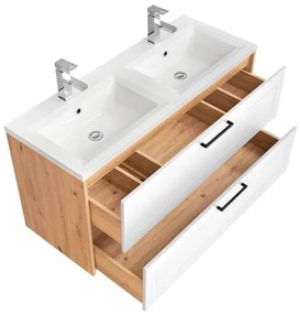 Kúpeľňová skrinka CMD MADERA WHITE 854 artisan oak/white