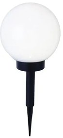 Záhradné solárne LED svietidlo Star Trading Globe Stick, ⌀ 20 cm