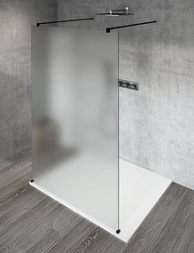 Gelco Gelco, VARIO BLACK jednodielna sprchová zástena do priestoru, matné sklo, 1300 mm, GX1413GX2214