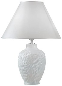 Kolarz A1340.70 - Stolná lampa CHIARA 1xE27/100W/230V biela pr. 30 cm