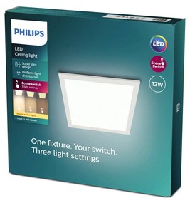 Philips Touch LED panel 32,8 x 32,8cm biela 2 700K