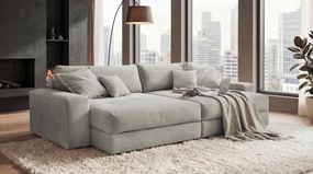 XXXLutz VEĽKÁ POHOVKA, textil, béžová P & B - Sedačky - 002220024209