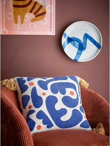 Dekoračný vankúš z recyklovanej bavlny 45x45 cm Eviaya – Bloomingville