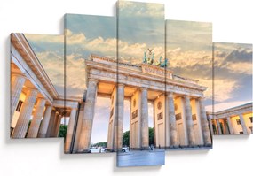 Obraz - Brandenburská brána, Berlín, Nemecko (150x105 cm)