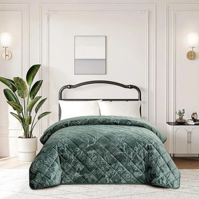Prikrývka na posteľ Elena RQ-102 220x250 cm zelená