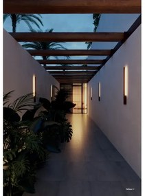 Redo 90872 - LED vonkajšie nástenné svietidlo REFLEXA LED/6W/230V IP54 čierne