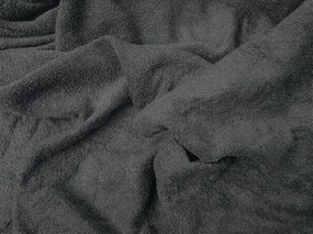 Froté plachta MOLTON antracitová 90 x 200 cm