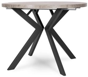 Jedálnský roťahovací stôl PERSEUS dub beton 100-250cm - vintino.sk