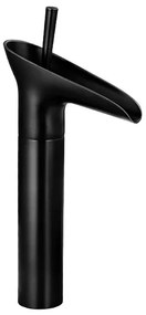Mexen Orion, vysoká umývadlová batéria h-305, čierna matná, 745510-70