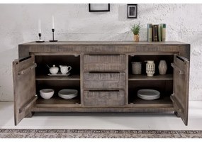 Komoda 39277 175cm Drevo Mango Industrial look - Komfort-nábytok