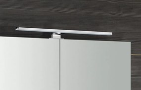 Sapho Sapho, RIWA galérka s LED osvetlením, 81x60x17cm, biela lesk, RIW080-0030