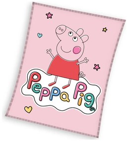 Detská deka Prasiatko Peppa Veselá Pepina