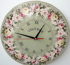 SENTOP | Drevené nástenné hodiny kvet I SENTOP HDFK002 - Wooden clock analógové