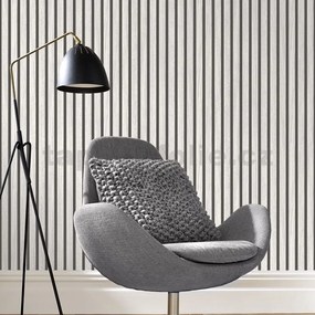 Papierové tapety na stenu IMPOL 277776, rozmer 10,05 m x 0,53 m, lamely dub biely, IMPOL TRADE