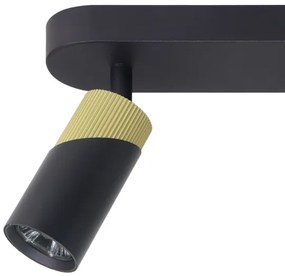 Bodové svietidlo NEO 2xGU10/8W/230V čierna/zlatá