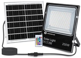 Aigostar - LED RGB Stmievateľný solárny reflektor LED/200W/3,2V IP66 + DO