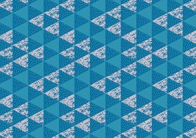 Fototapeta - Mozaiky - trojuholník (254x184 cm)