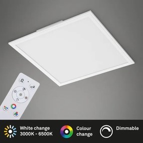 Briloner 7152-016-LED RGB Stm. prisadený panel COLOUR LED/24W/230V 3000-6500K+DO