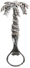 Strieborný kovový otvárač na fľaše Palma - 7 * 3 * 14 cm