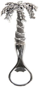 Strieborný kovový otvárač na fľaše Palma - 7 * 3 * 14 cm