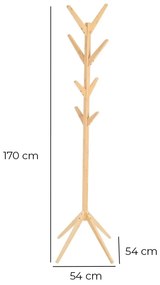 Bambusový vešiak v prírodnej farbe – Casa Selección