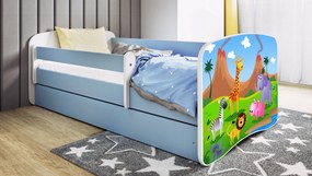 XXXLutz POSTEĽ PRE DETI A MLÁDEŽ 80/160 cm, modrá, biela MID.YOU - Detské izby - 002142000267