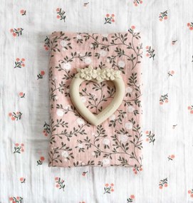 A Little Lovely Company - Mušelínové plienky, blossom - dusty pink - 2 ks