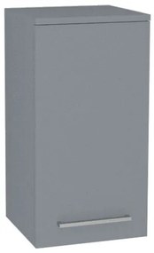 Mereo, Mereo Bino kúpeľňová skrinka horná 63 cm, ľavá, Multidecor, Monumentálna sivá, MER-CN695MSO1