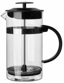 Kanvica na kávu a čaj 1000ml sitko-piest, nerez FRENCH PRESS