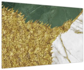 Obraz - Zelený mramor N⁰2 (90x60 cm)