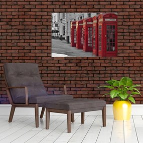 Obraz - Londýnske telefónne búdky (90x60 cm)