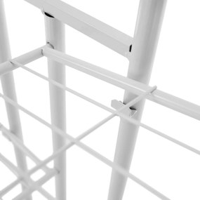 Stojan na kvety Bamir 2, biela, 43 x 22 x 126 cm