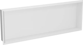 Mexen X-Wall-NR, polička na zapustenie pod obklad bez goliera 90 x 30 cm, biela, 1921903010